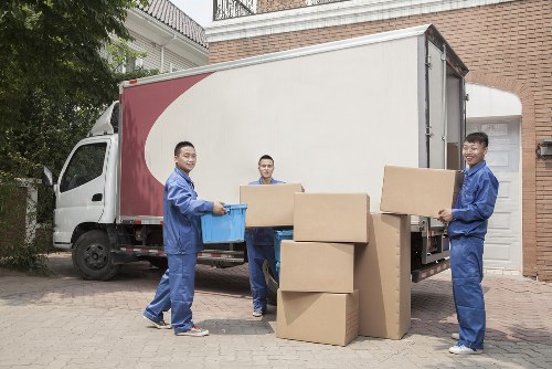Removals team planning a flat move in Notting Hill