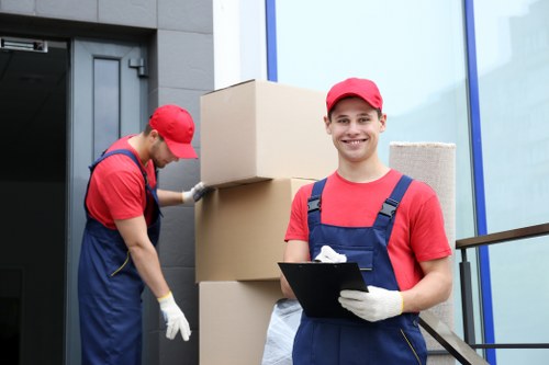 Preparing household items for a Notting Hill flat move