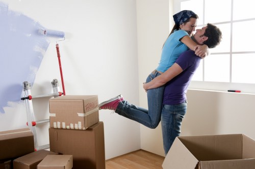 Removal team handling a same-day move on a Notting Hill street
