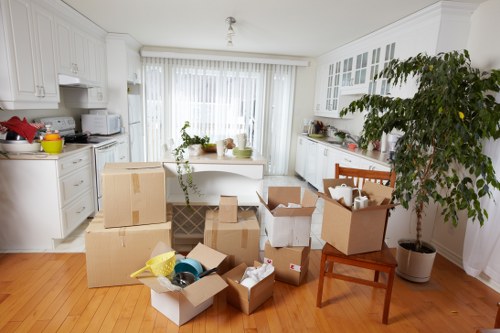 Local crew handling bulky furniture collection in West London