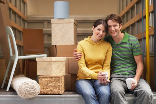 On-site risk assessment before a man and van move in Notting Hill