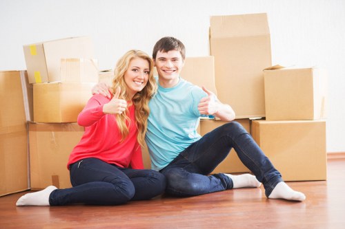 Customer confirming a man and van booking with service details and schedule